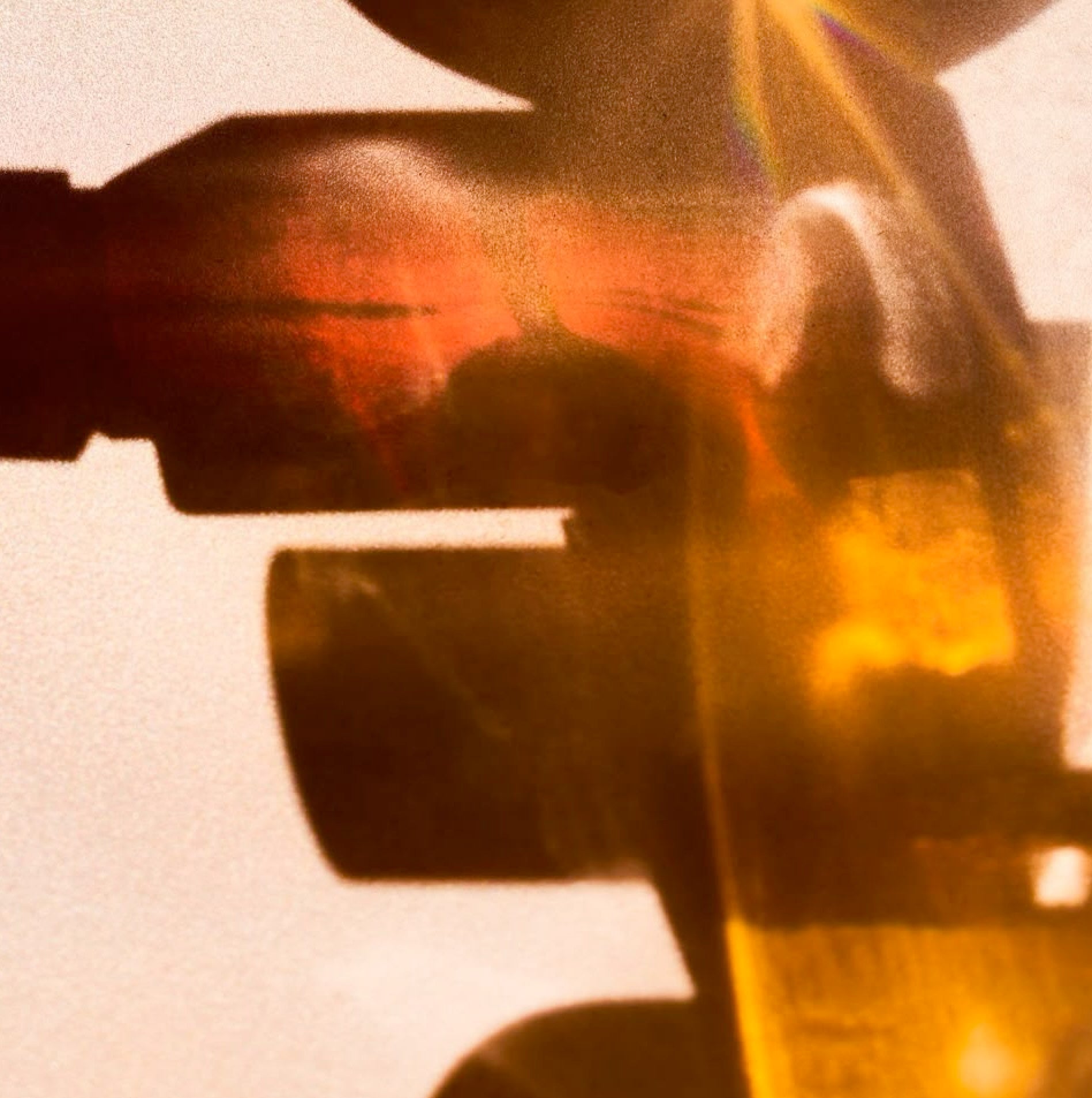 Close-up of a bottle with a blurred background